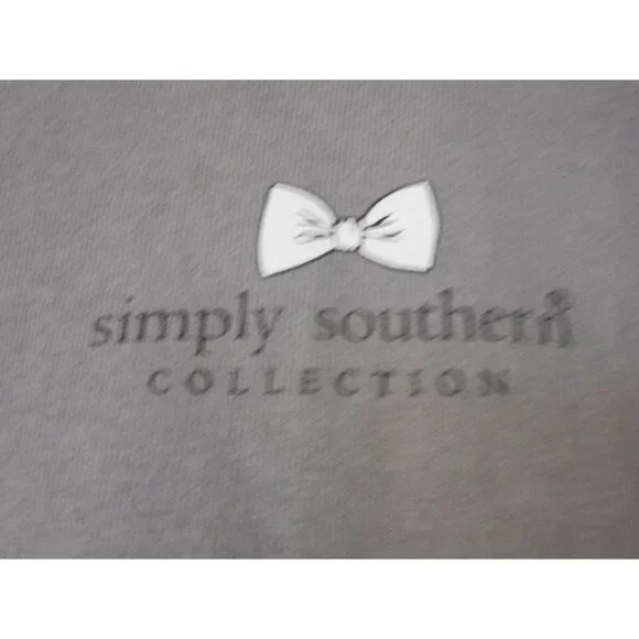 Simply Southern Grey Graphic Tee T-Shirt cotton Sz S Lighthouse Long sleeve - Picture 3 of 6